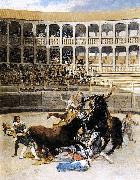 Picador Caught by the Bull Francisco de Goya